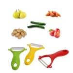 LMETJMA Ceramic Peeler 4 Color Vegetable Fruit Peeler Kitchen Potato Carrot Cucumber Peeler Peeling Kitchen Gadgets KC0113 - Image 4