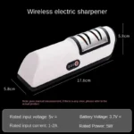 Kitchen Electric Knife Sharpener Multifunctional Automatic Professional 4 Gears Electric Knife Sharpener Kitchen Accessories - Image 3