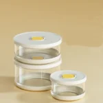 Glass Tupperware Set Airtight Containers Heat Resistant Lunch Box Food Storage for Frozen Rice Salad Bowl and Lid Take Away - Image 2