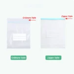 Reusable Zipper Bag Stand Up Zip Shut Plastic Freezer Bag Fruit Vegetable Ziplock Kitchen Food Storage Organizer Pouch - Image 6