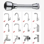 Kitchen Gadgets 2 Modes 360 Rotatable Bubbler High Pressure Faucet Extender Water Saving Bathroom Kitchen Accessories Supplies - Image 2