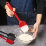 21cm silicone spatula Cream spatula High temperature resistant non-stick spoon Kitchen baking accessories and tools - Image 5