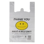 50 Pcs Plastic Bag 3 Sizes Food Storage Bags with Handle supermarket Grocery Shopping Useful Shopping Bag Kitchen Storage Basket - Image 5