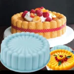 Silicone Charlotte Cake Pan Nonstick Baking Mold,Cheesecake Chocolate Dessert Maker Oven Freezer Safe Easy Release Kitchen Tools